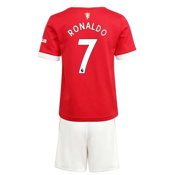 Camiseta Manchester United NO.7 Ronaldo Primera Equipación Niño 2021/2022
